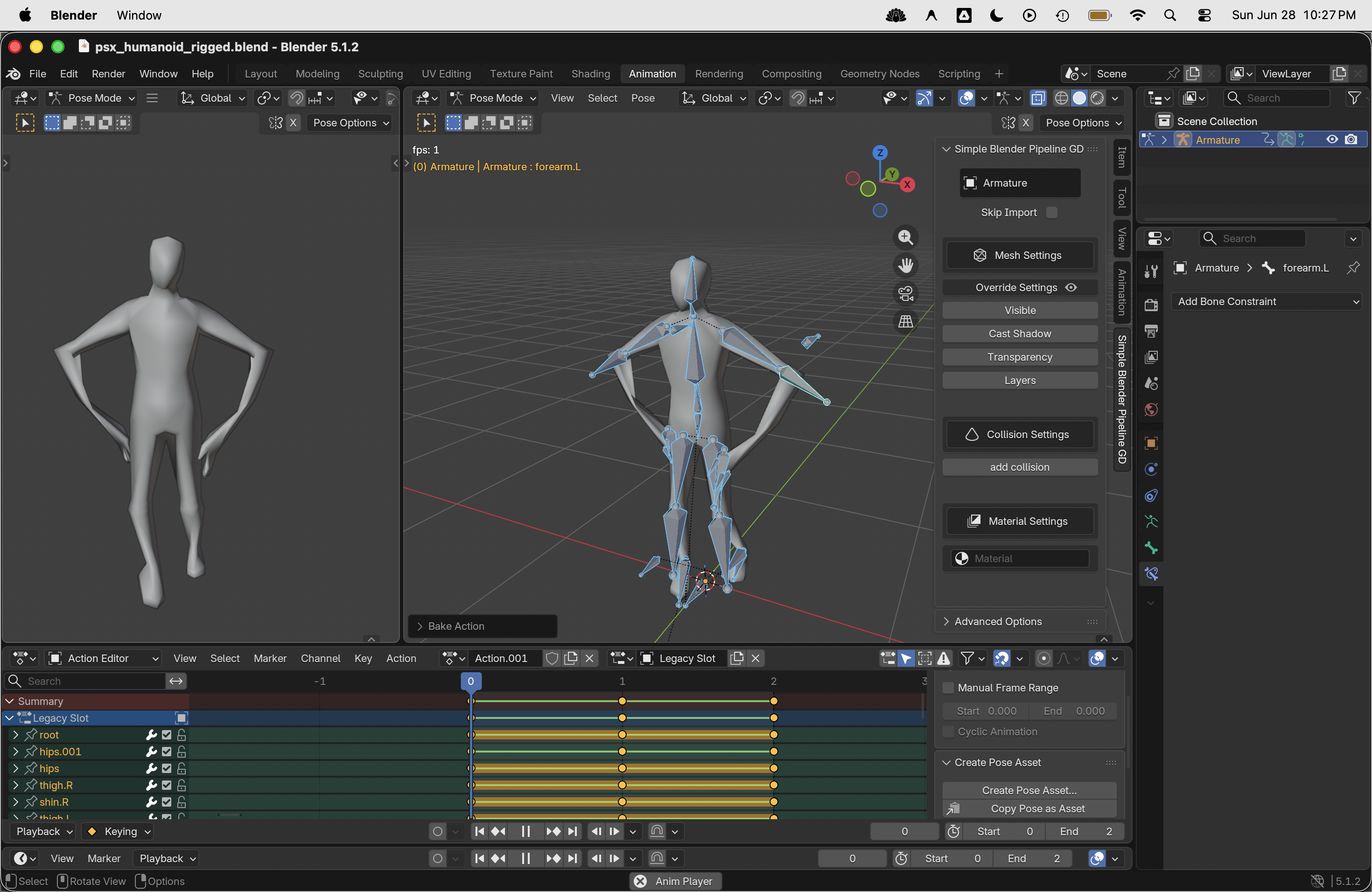 hands on hips blender